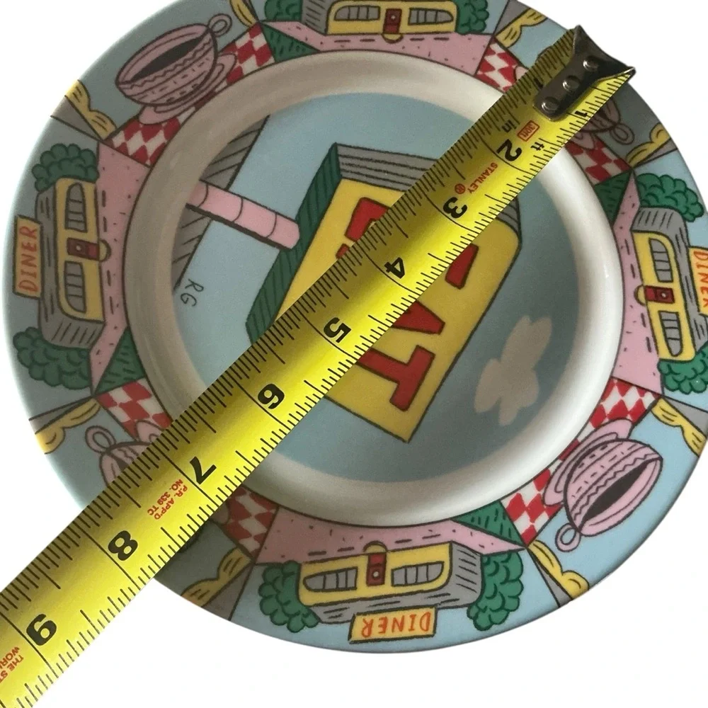 1987 vintage BLOCK SPAL Portugal EAT N DRINK 8” salad appetizer plate